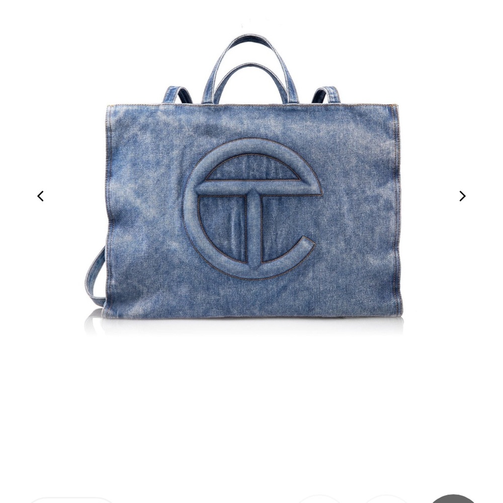 Telfar Shopper Denim - Large BNWT! - Picture 3 of 9